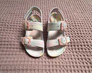 Cat & Jack Baylor Sandals Size 9 Pastel Multi Buckle